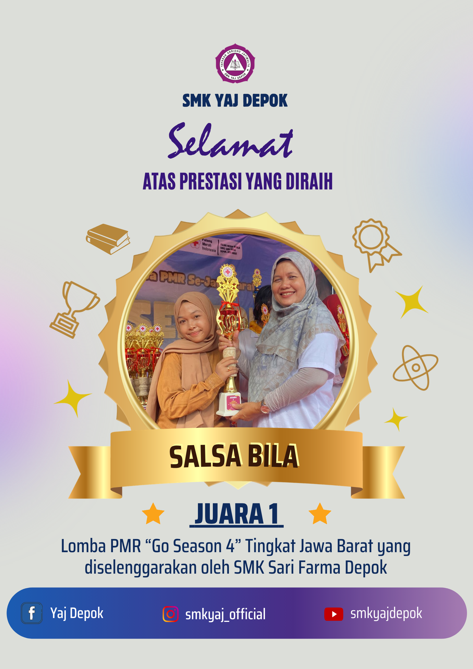 Juara 1 Lomba PMR "Go Season 4" Tingkat Jawa Barat