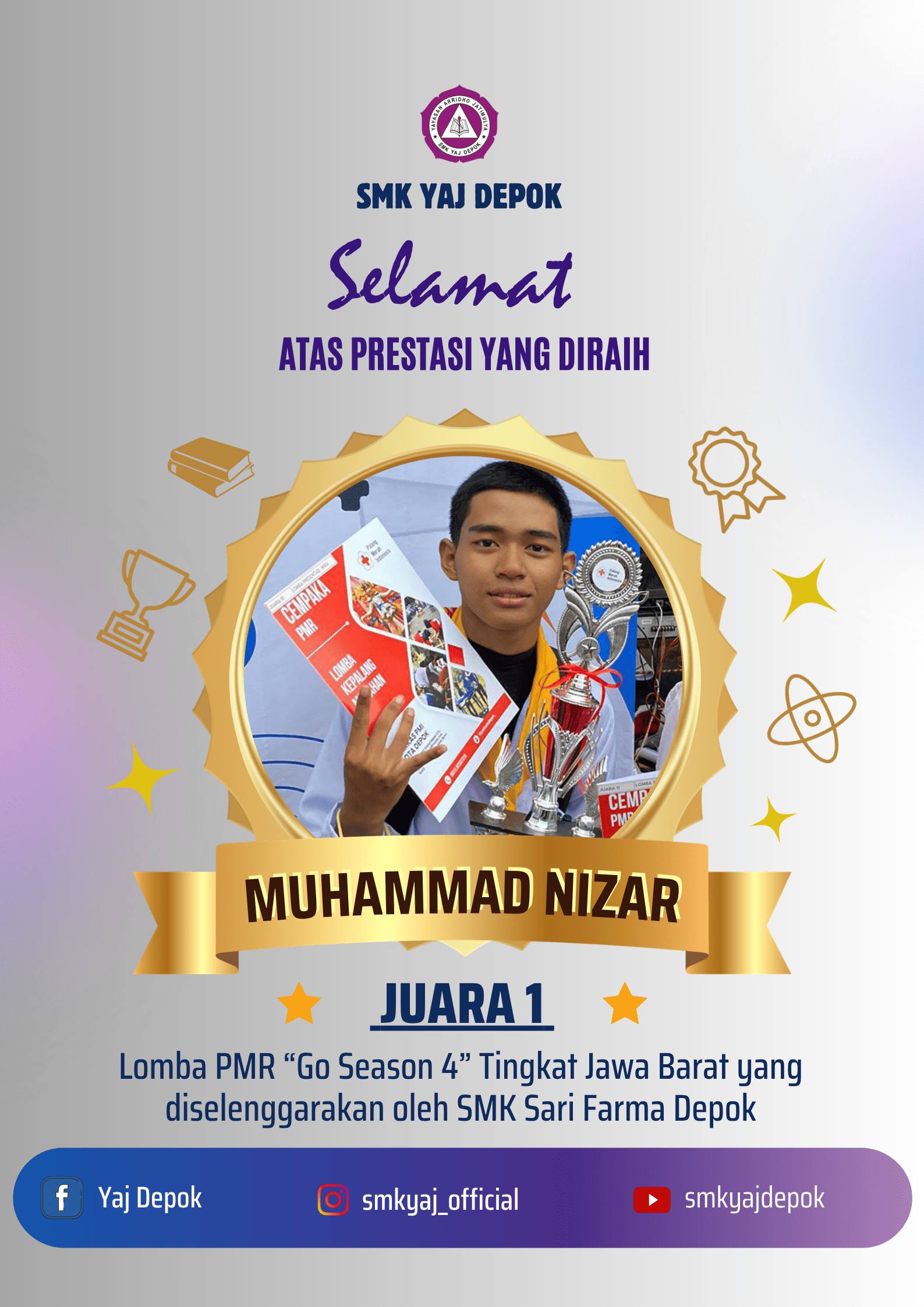 Juara 1 Lomba PMR "Go Season 4" Tingkat Jawa Barat