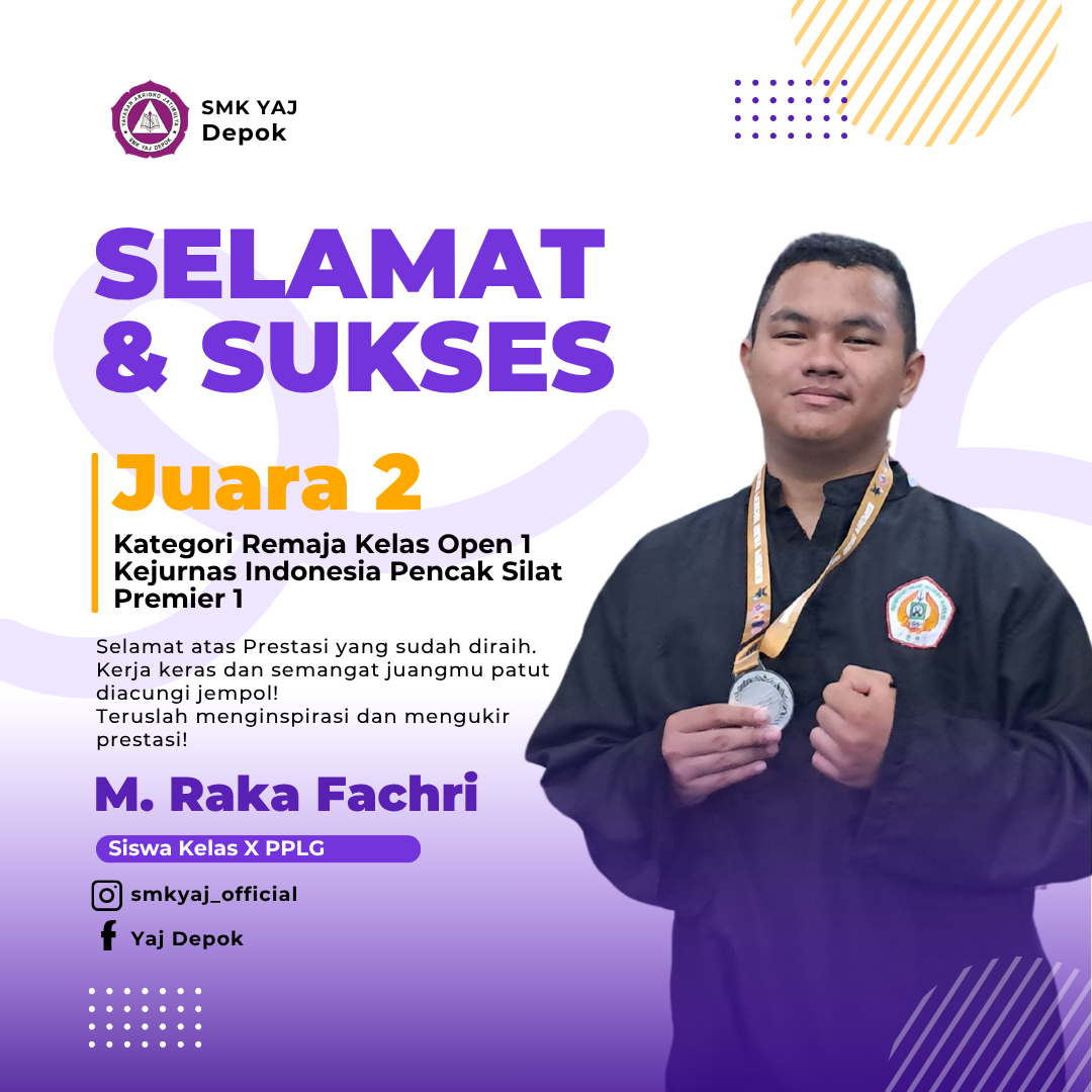Juara 2 Pencak Silat Kategori Remaja Open 1 Kejurnas Indonesia