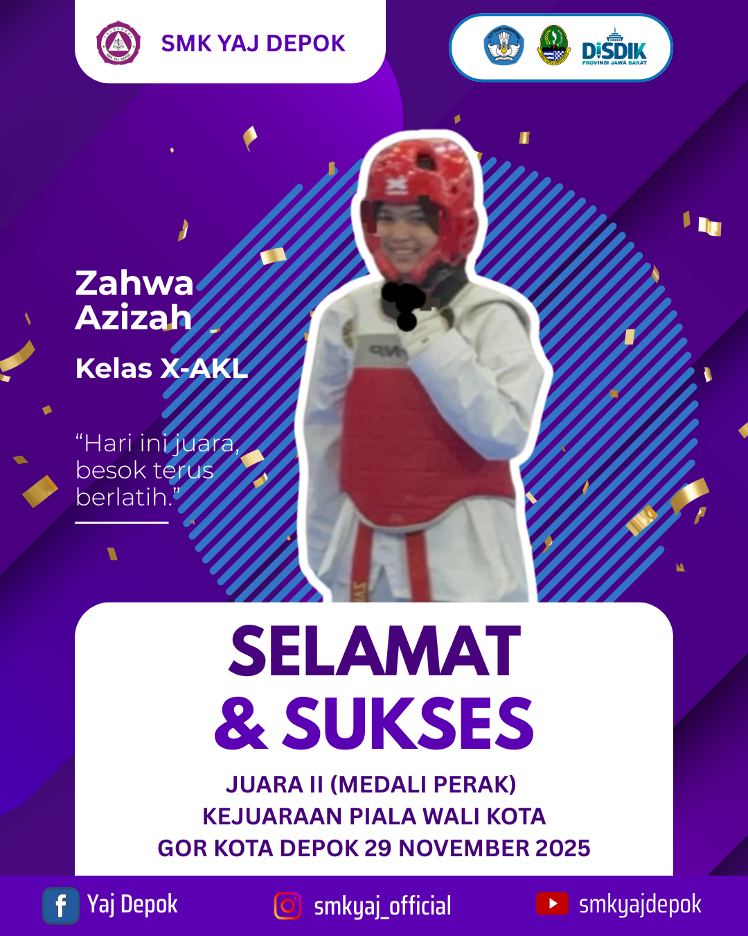 Juara 2 Kejuaraan Piala Wali Kota Depok 2025